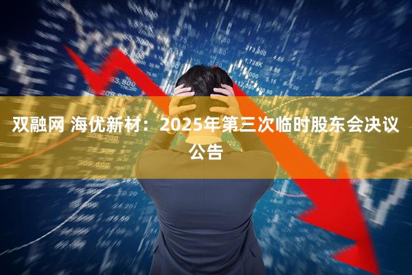 双融网 海优新材：2025年第三次临时股东会决议公告